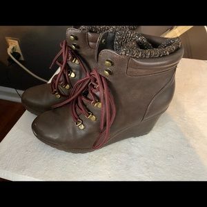 Jellypops wedge ankle boots